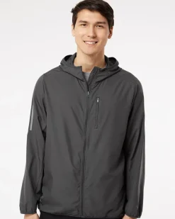 Adidas A524 - Hooded Full-Zip Windbreaker