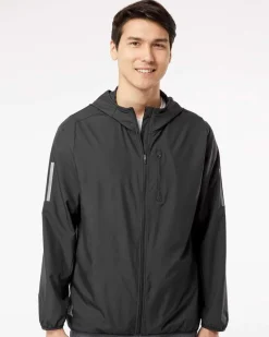 Adidas A524 - Hooded Full-Zip Windbreaker