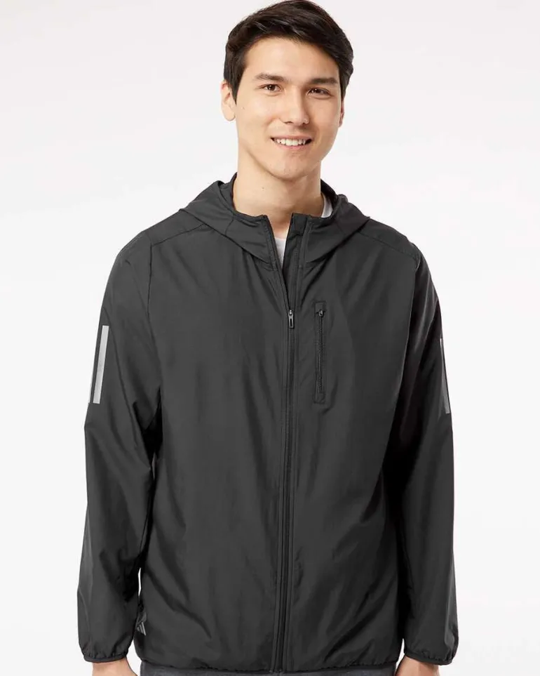 Adidas A524 - Hooded Full-Zip Windbreaker