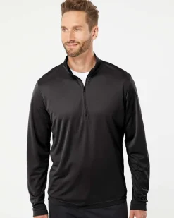 Adidas A401 - Lightweight Quarter-Zip Pullover