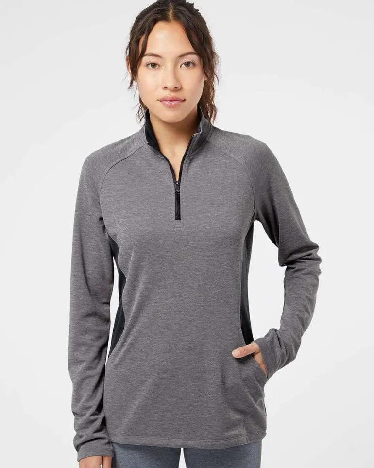 Adidas A281 - Women's Lightweight Quarter-Zip Pullover