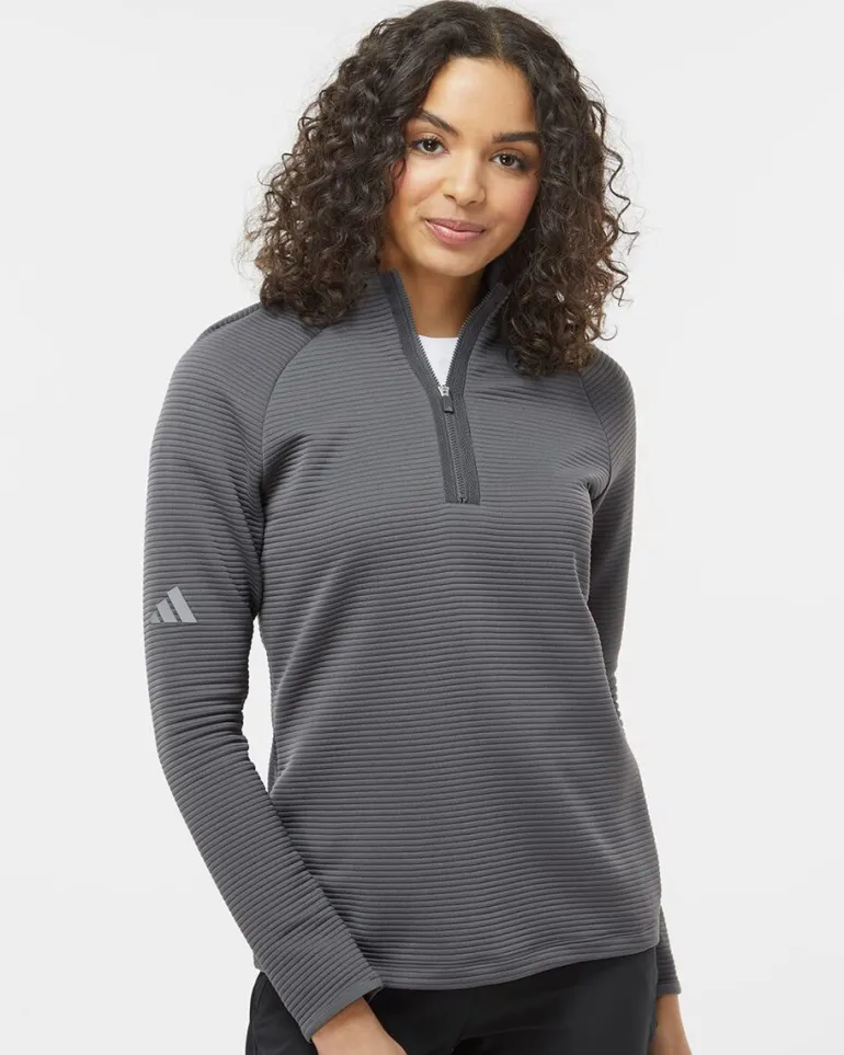 Adidas A589 - Women's Spacer Quarter-Zip Pullover