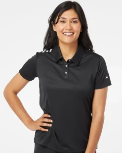 Adidas A325 - Women's 3-Stripes Shoulder Polo