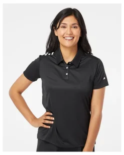Adidas A325 - Women's 3-Stripes Shoulder Polo