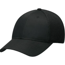 AJM 5A990 - Polycotton / Polyester Honeycomb Mesh Constructed Contour (Mesh Back, Adjust-A-Fit)