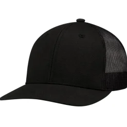 AJM 8D017M - Duck Canvas / Polyester Mesh, 6 Panel Constructed Pro-Round (Mesh Back)