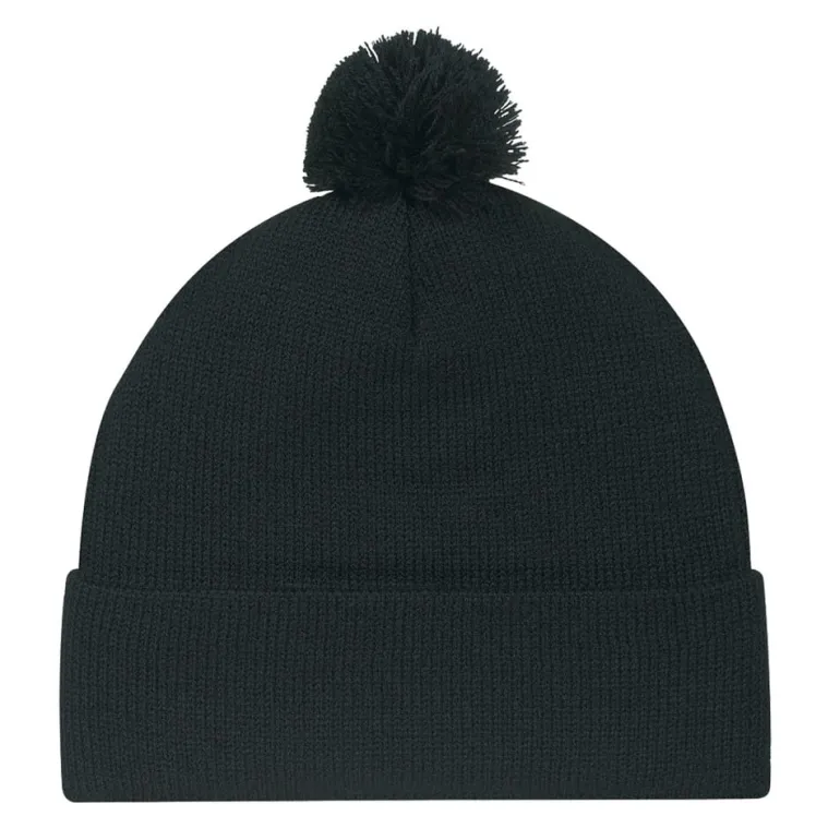 AJM 9E060M - Acrylic Cuff Toque (Pom Pom 6cm)
