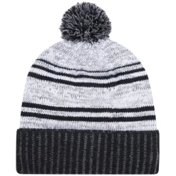 AJM 9G087M - Acrylic / Polyester Micro Fleece, Cuff Toque (Pom Pom 8cm)