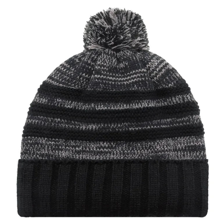 AJM 9G159M - Acrylic / Polyester Micro Fleece Cuff Toque (Pom Pom 8cm)