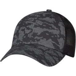 AJM 3H647M - Cotton Drill / Soft Polyester Mesh, 6 Panel Constructed Full-Fit (Urban Camo, Mesh Back)