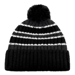 AJM 9I258M - Acrylic Cuff Toque (Pom Pom 8cm)