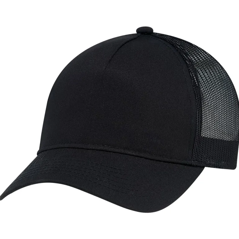 AJM 5970L - Polycotton / Polyester Mesh 5 Panel Constructed Full-Fit-Five (Mesh Back, Women's)