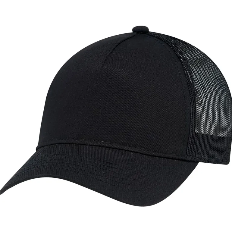 AJM 5970L - Polycotton / Polyester Mesh 5 Panel Constructed Full-Fit-Five (Mesh Back, Women's)