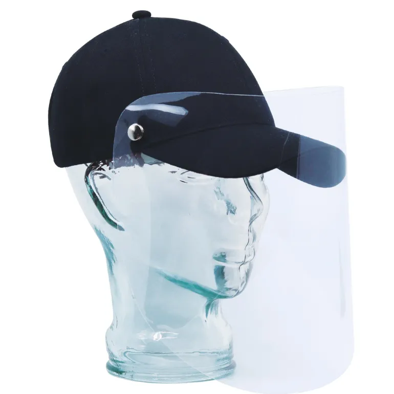 AJM 5000M - Cap with Face Shield Full-Fit Cap with Retractable / Removable Shield
