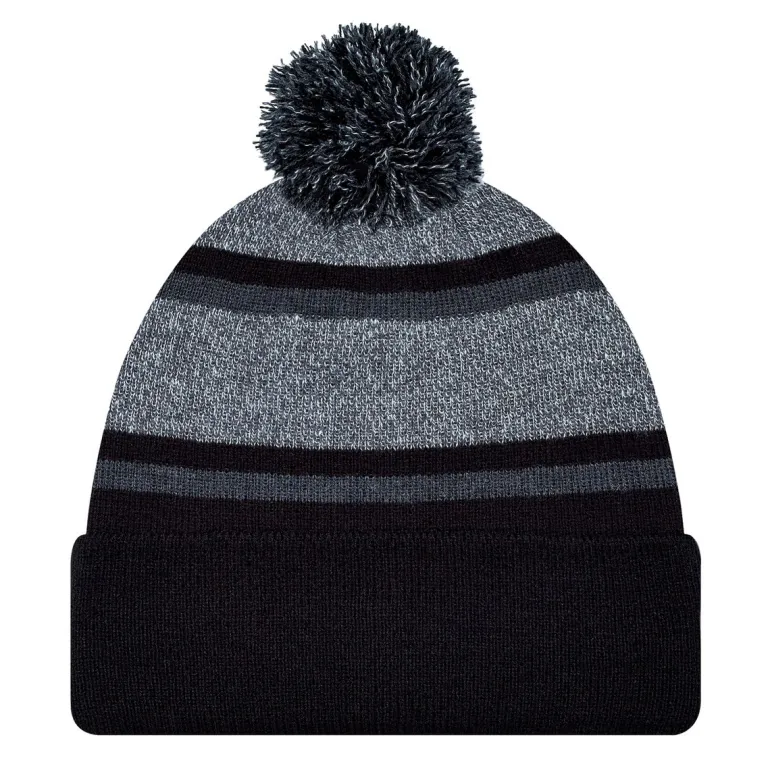 AJM 9M069M - Acrylic Cuff Toque (Pom Pom)