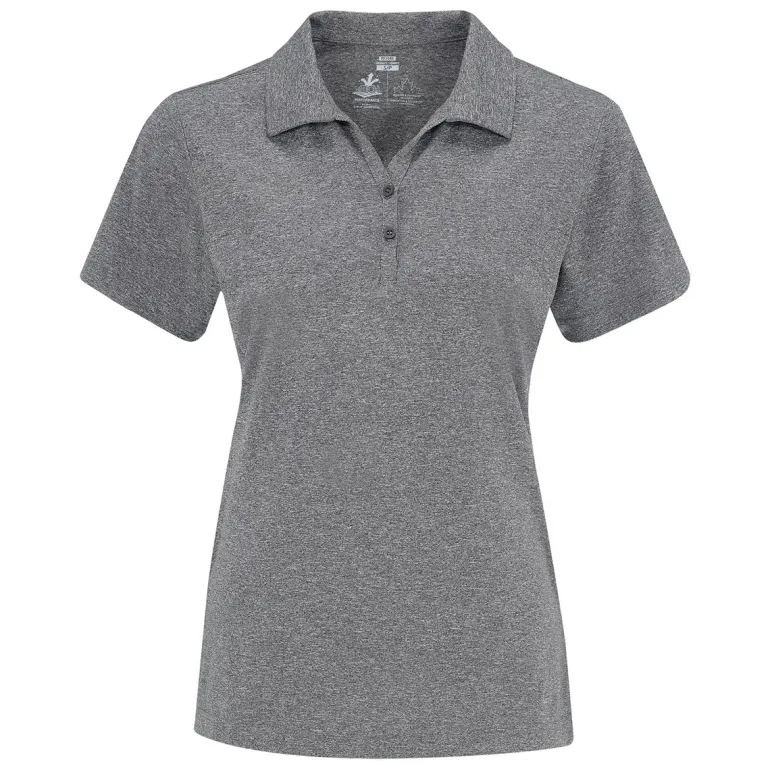 AJM PF2040 - Performance Heather Polos :: 100% Polyester Pique Knit. 155g/m2 - 4.5oz/yd2