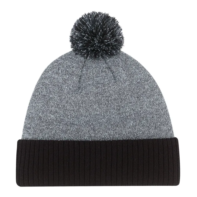AJM 9P184M - Acrylic Cuff Toque (Pom Pom 8cm)