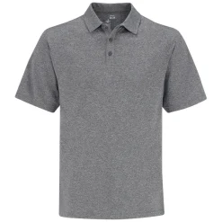 AJM PM1040 - Performance Heather Polos :: 100% Polyester Pique Knit. 155g/m2 - 4.5oz/yd2