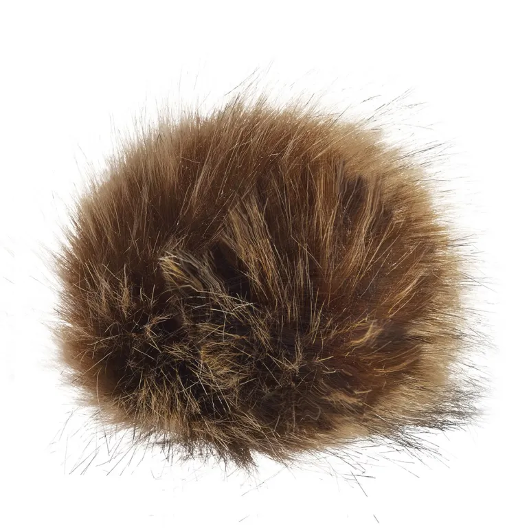 AJM POMFUR8 - Polyester Faux Fur Pom Pom (8cm)