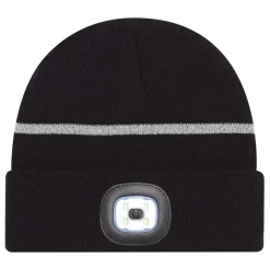 AJM 9X190M - Acrylic Cuff Toque with LED light (Reflective, Safety)
