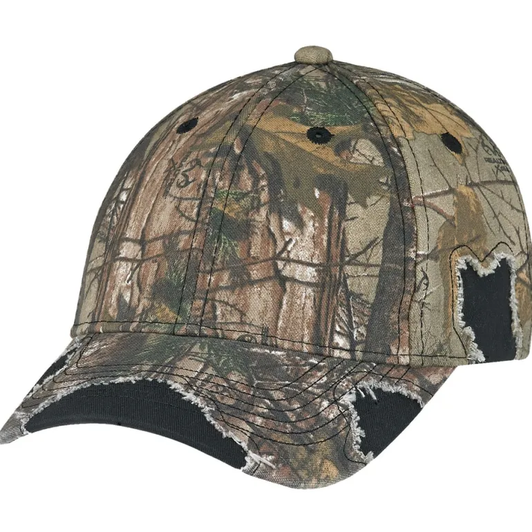 AJM 6Y193M - Realtree XTRA® 6 Panel Constructed Contour (Distressed)