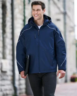 Ash City North End 88196 - ANGLE MEN'S 3-in-1 JACKET WITH BONDED FLEECE LINER