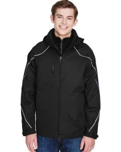 Ash City North End 88196 - ANGLE MEN'S 3-in-1 JACKET WITH BONDED FLEECE LINER