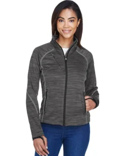 Ash City North End 78697 - Flux Ladies' Melange Bonded Fleece Jackets