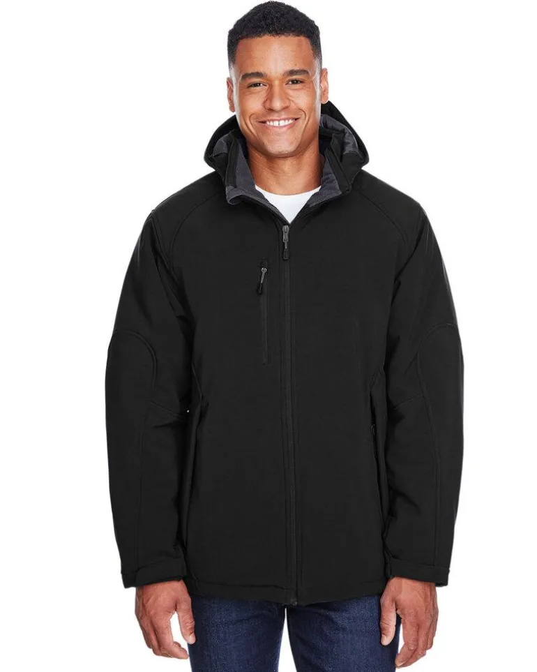 Ash City North End 88159 - Glacier Men's Insulated Soft Shell Jacket With Detachable Hood