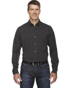 Ash City North End Sport Blue 88802 - Men's Mélange Performance Shirt