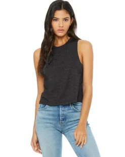 Bella+Canvas 6682 - Ladies Racerback Cropped Tank