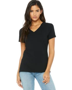 Bella+Canvas 6405 - Relaxed Short Sleeve Jersey V-Neck T-Shirt