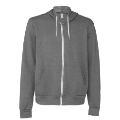 Bella+Canvas 3739 - Unisex Poly-Cotton Fleece Full-Zip Hoodie