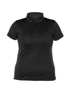 Blank Activewear L349 - Women's Short Sleeve Polo, 100% Polyester Interlock, Dry Fit