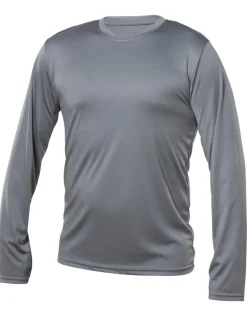 Blank Activewear M635 - Men's Long Sleeve T-Shirt, 100% Polyester Interlock, Dry Fit