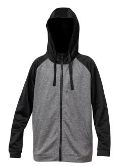 Blank Activewear ML444 - Unisex Performance Full Zip Hoodie with Mock Neck