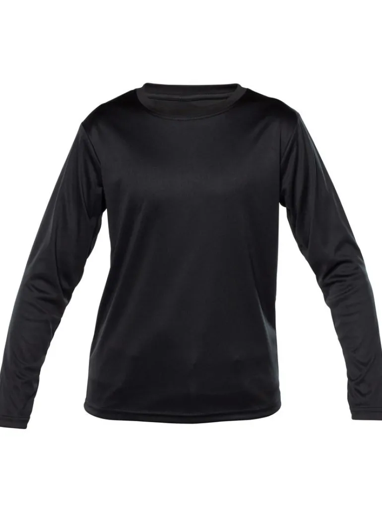 Blank Activewear Y635 - Youth Long Sleeve T-shirt, 100% Polyester Interlock, Dry Fit