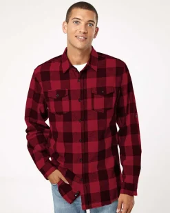 Burnside 8210 - MEN'S WOVEN PLAID FLANNEL