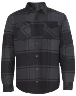 Burnside 8610 - QUILTED FLANNEL JACKET