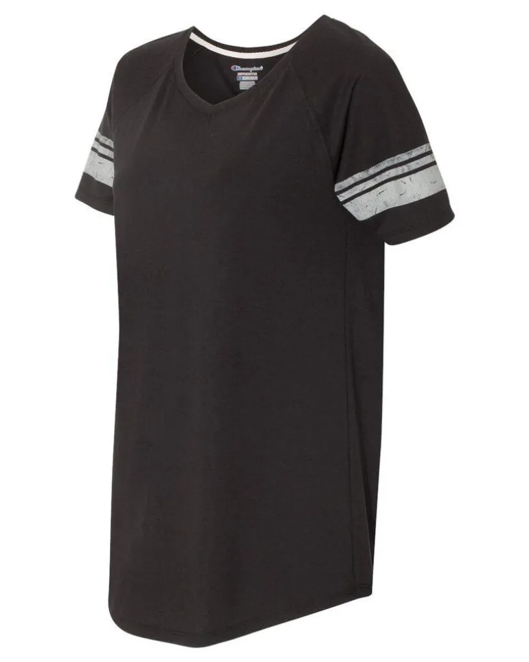 Champion AO350 - Women's Triblend Varsity T-shirt