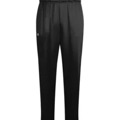CHAMPION 1717BY - Youth Performance Athletic Pants - Black/White