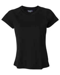 Champion CW23 - Ladies' Double Dry® V-Neck Performance T-Shirt