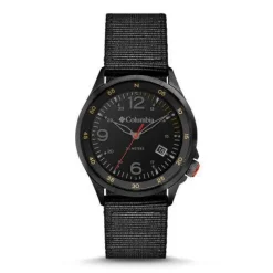 COLUMBIA TIMING CSC02-003 - Canyon Ridge Watch: Black Dial/Black Nylon