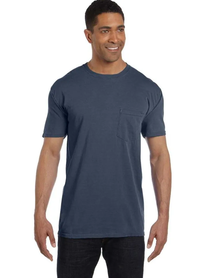 Comfort Colors 6030 - Garment Dyed Short Sleeve Shirt with a Pocket
