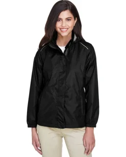 Core365 78185 - Climate Tm Ladies' Seam-Sealed Lightweight Variegated Ripstop Jacket