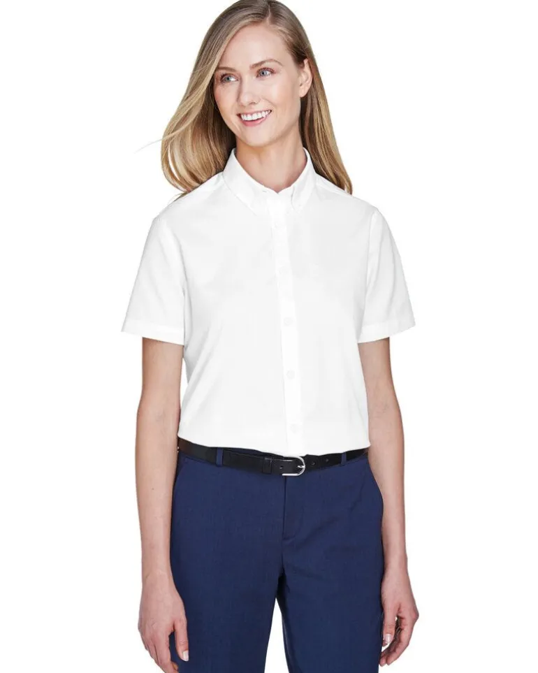 Core365 78194 - Optimum Core 365™ Ladies' Short Sleeve Twill Shirts
