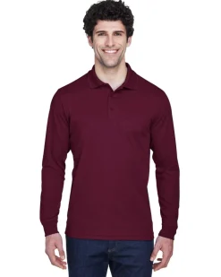 Core365 88192 - Pinnacle Core 365™ Men's Performance Long Sleeve Pique Polos