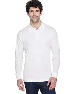 Core365 88192 - Pinnacle Core 365™ Men's Performance Long Sleeve Pique Polos