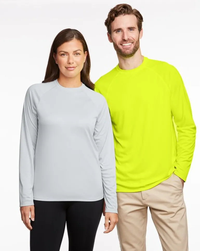 Core 365 CE110 - Unisex Ultra UVP Long-Sleeve Raglan T-Shirt
