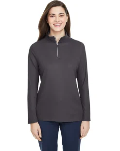 Core 365 CE405W - Ladies Fusion ChromaSoft Pique Quarter-Zip